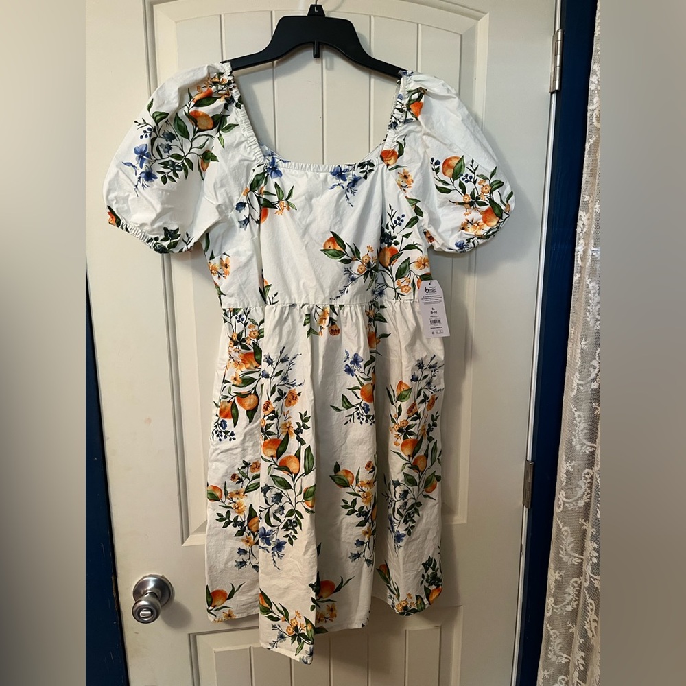 Floral Puff Sleeve Dress